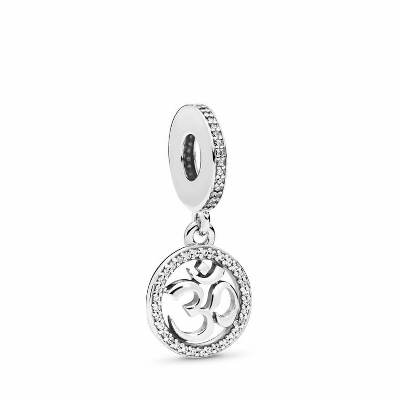 Pandora Australia Om Symbol Dangle Charm - Sterling Silver | URCFHP289